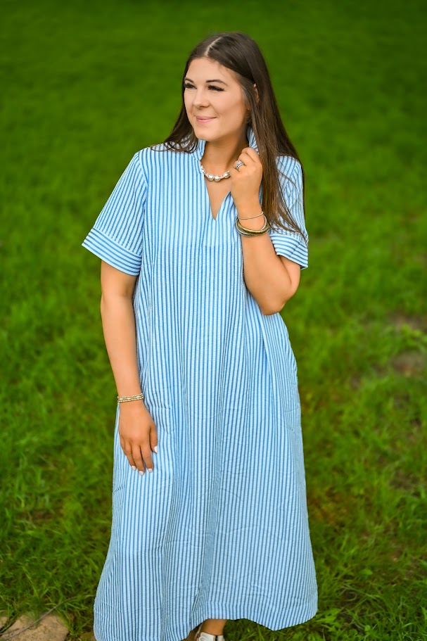Oxford Blues Dress
