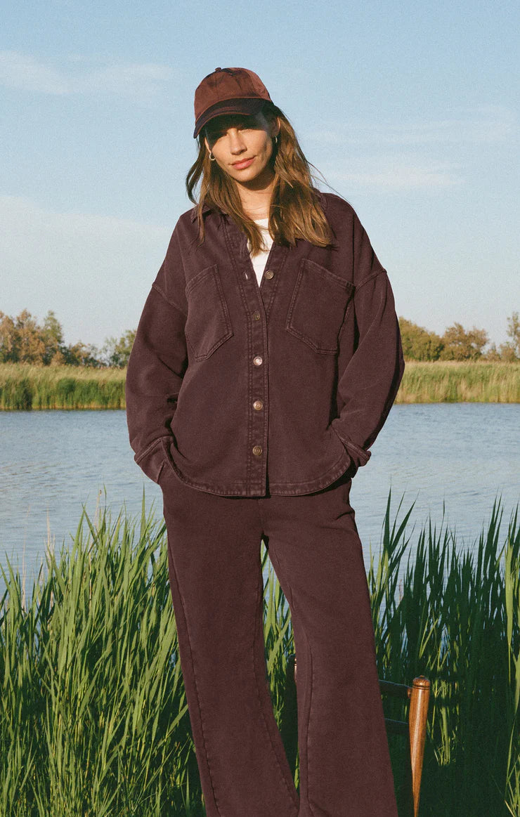 Hunter Knit Pant - Chocolate Cherry