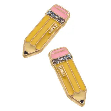 Pencil Stud Earrings