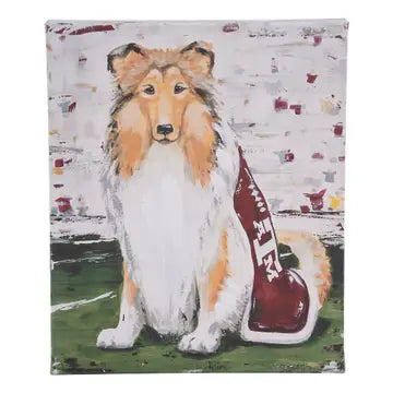 Texas A&M Aggie Reveille Canvas