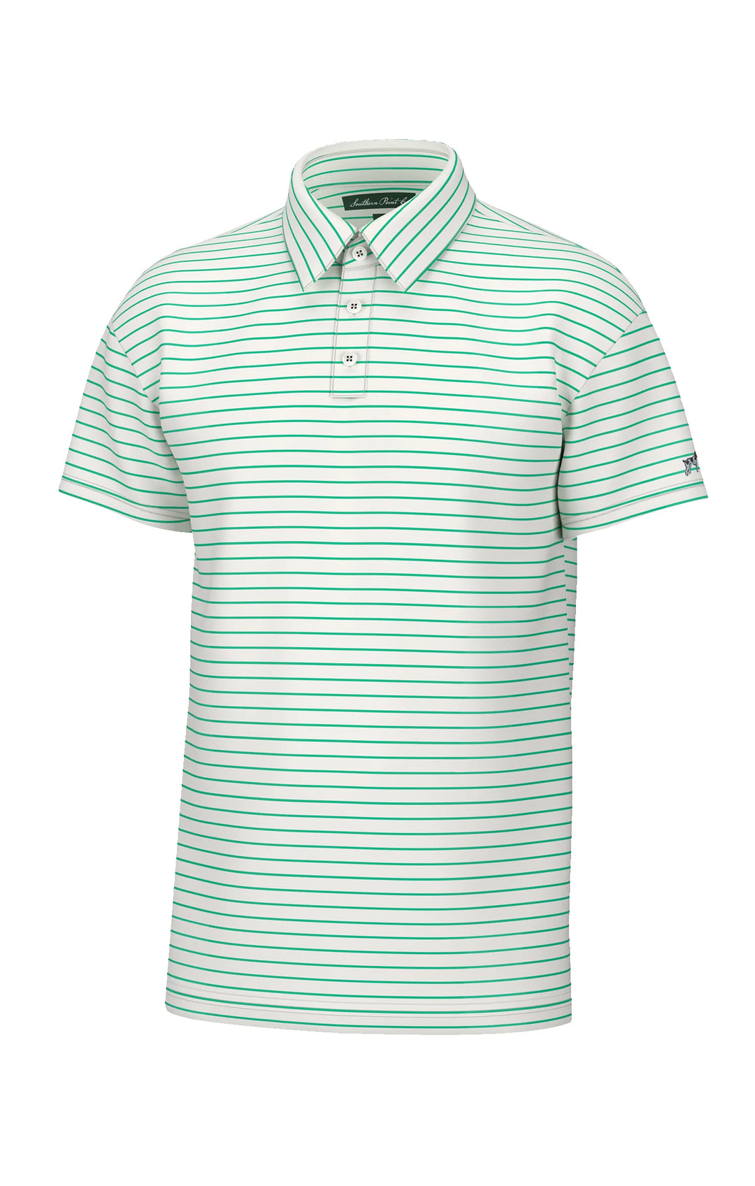 Heritage Polo - Jade Stripe