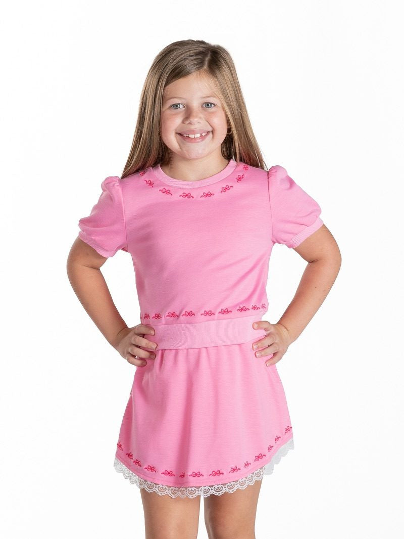 The "Pink Bow-tiful" Skirt Set