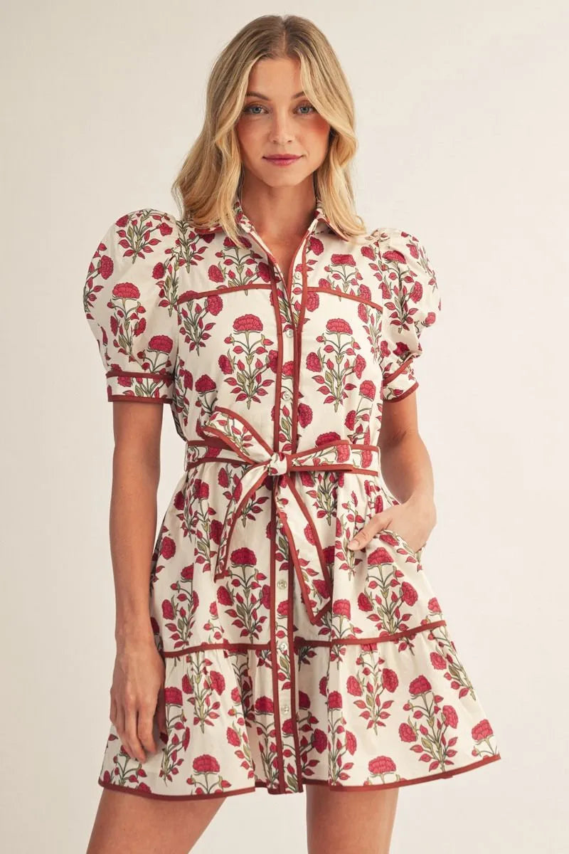 Spiced Carnation Dress