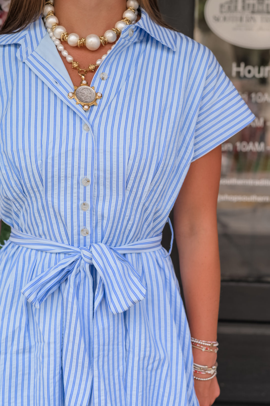 The Out-And-About Striped Dress