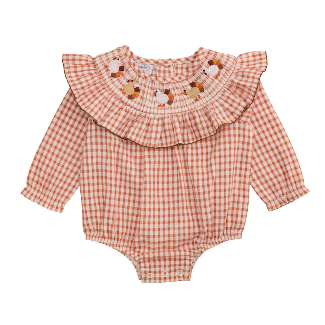 Mudpie Smocked Turkey Bubble
