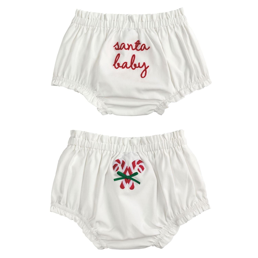 Mudpie Santa Baby Diaper Cover