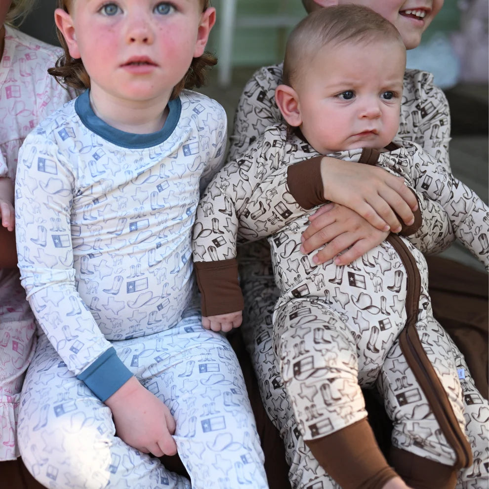 Boy's Wild West Lounge Set - Blue