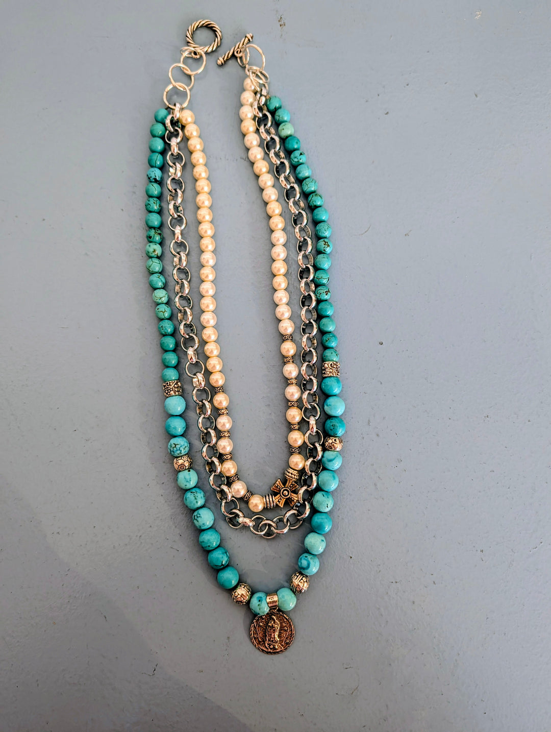 The Sky Blossom Beaded Set
