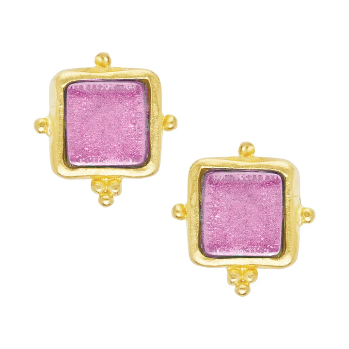 Madeline Earrings - Pink