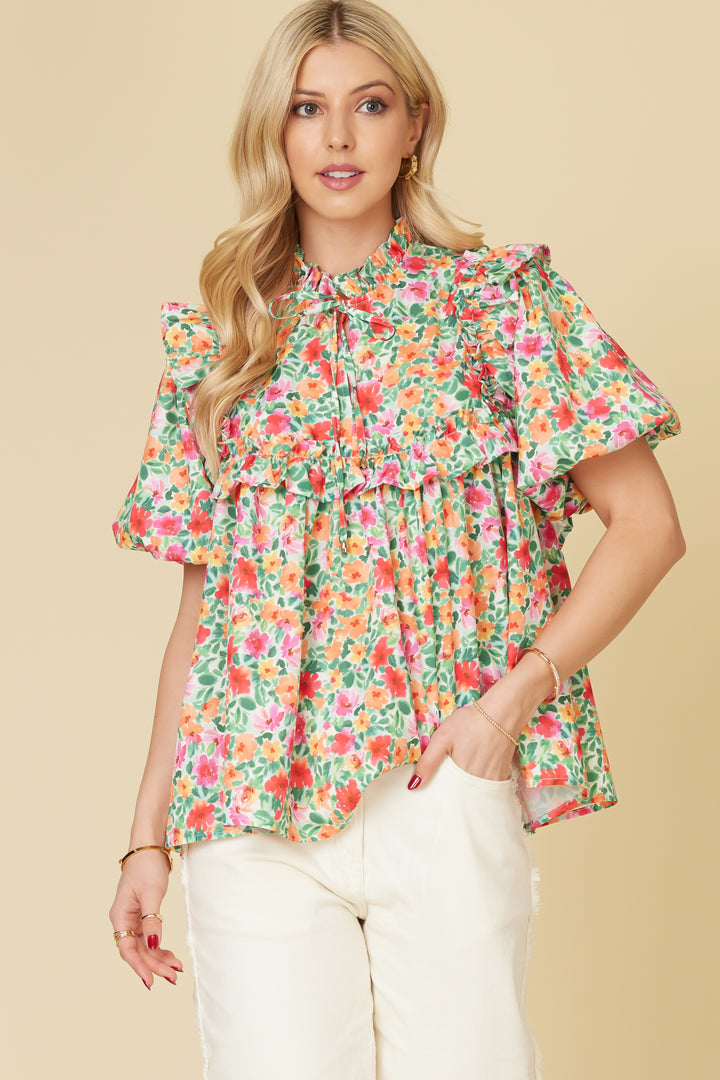 Disty Me Floral Top