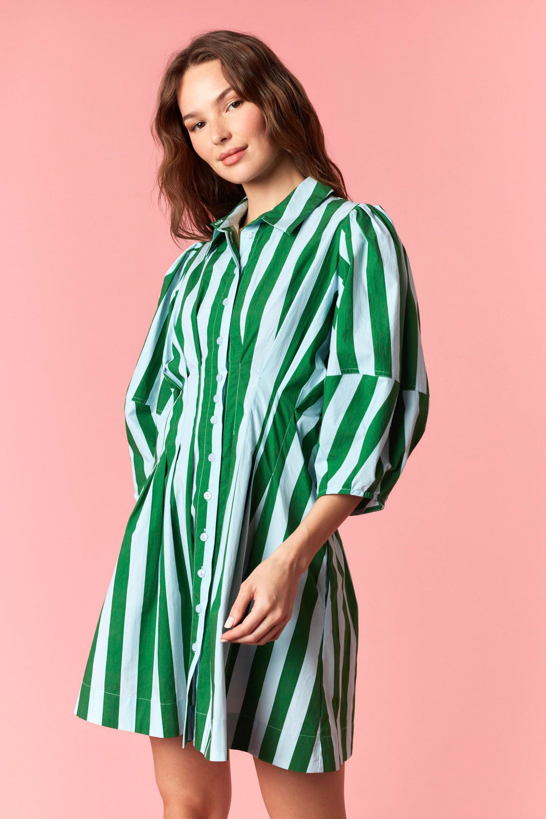 Cabana Club Button-Down Dress