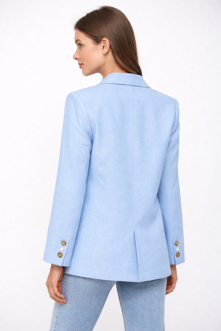 Coastal Classic Linen Blazer