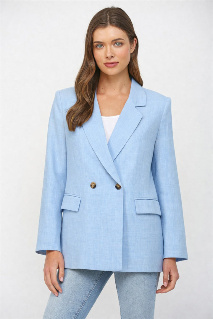 Coastal Classic Linen Blazer