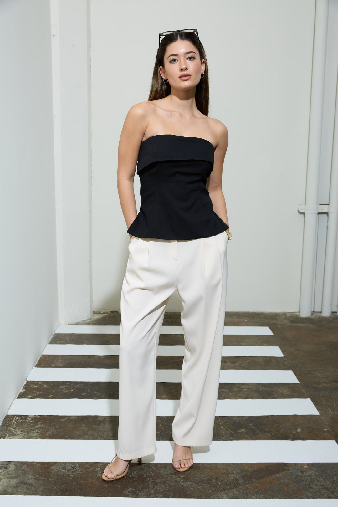The Audrey Strapless Top