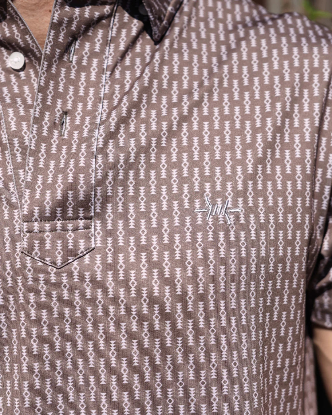 Traditions Polo - Pecan Serape