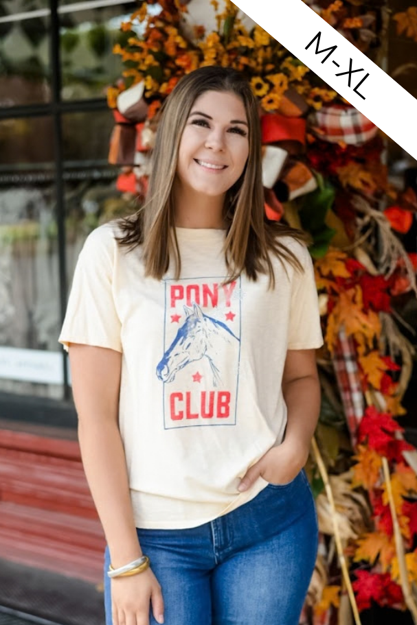 Pony Club Slub - Tee