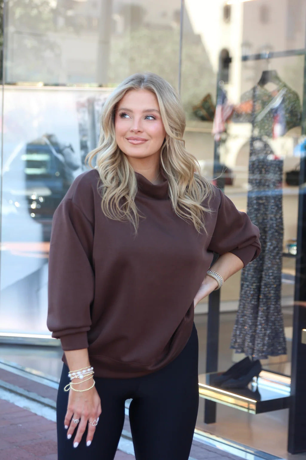 Scuba Solid Mock Sweatshirt