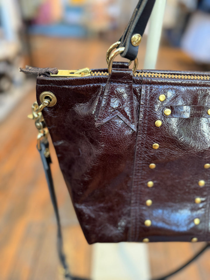 Midnight in Paris Collection | Coco Satchel + Crossbody | Chocolate Truffle