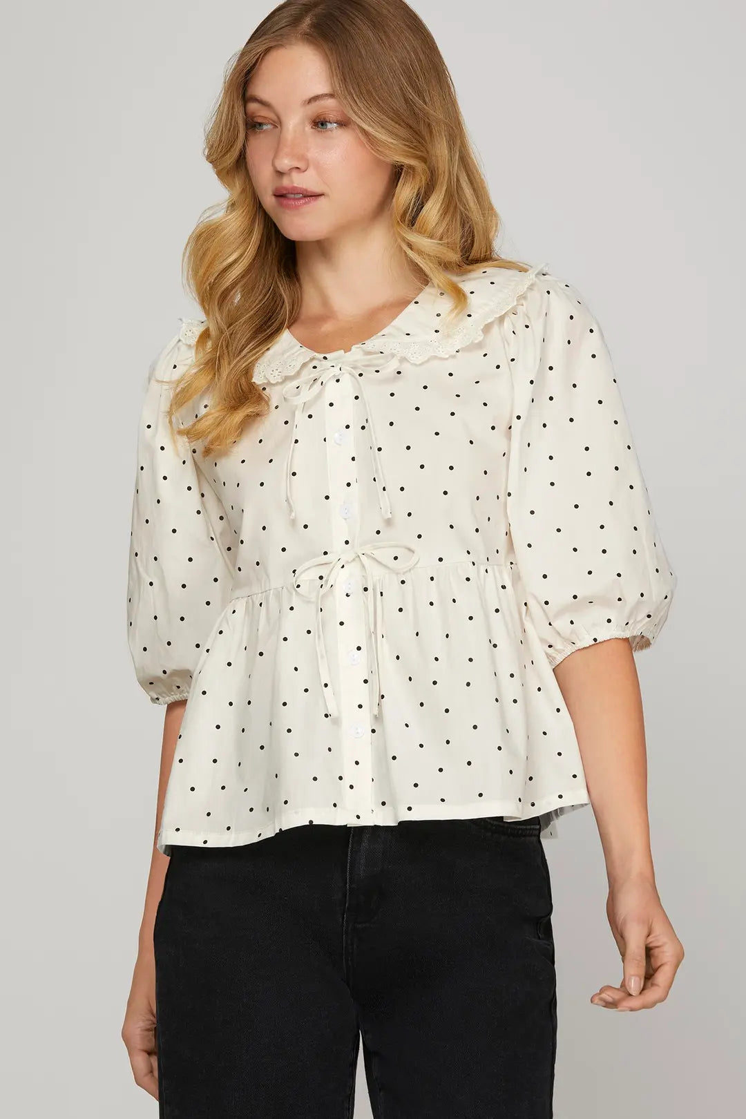 The Darling Dot Blouse