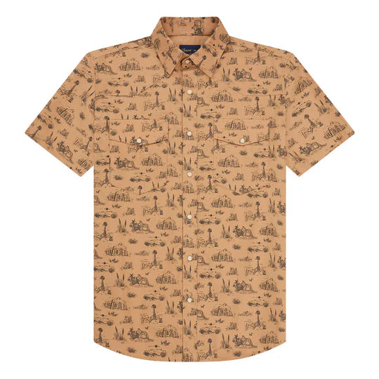 Signature Pearl Snap - TX Toile