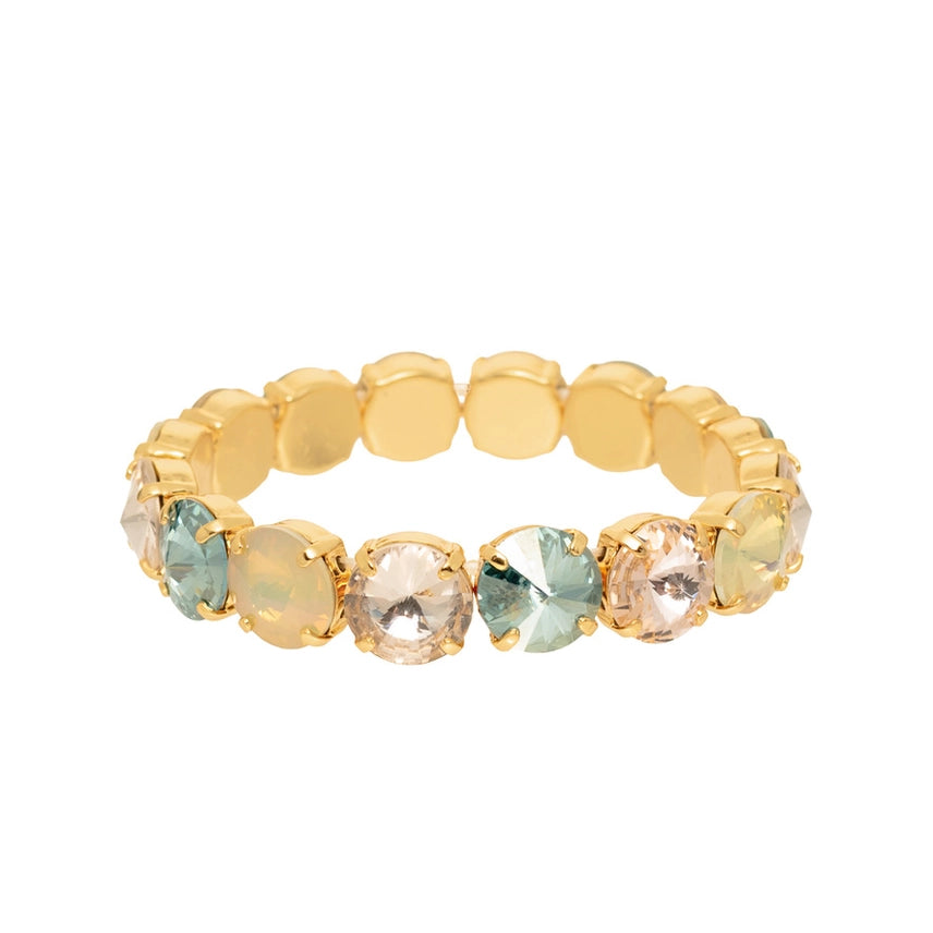 Croatia Stretch Bracelet - Aqua Champagne