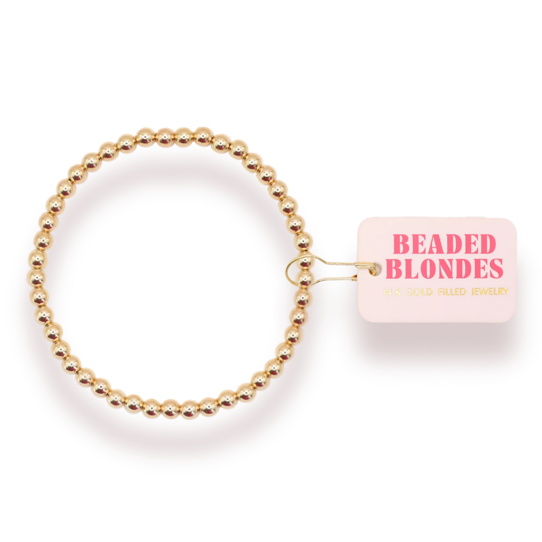 Beaded Blondes 4MM - Gold