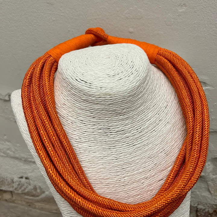 Rope Necklace - Orange