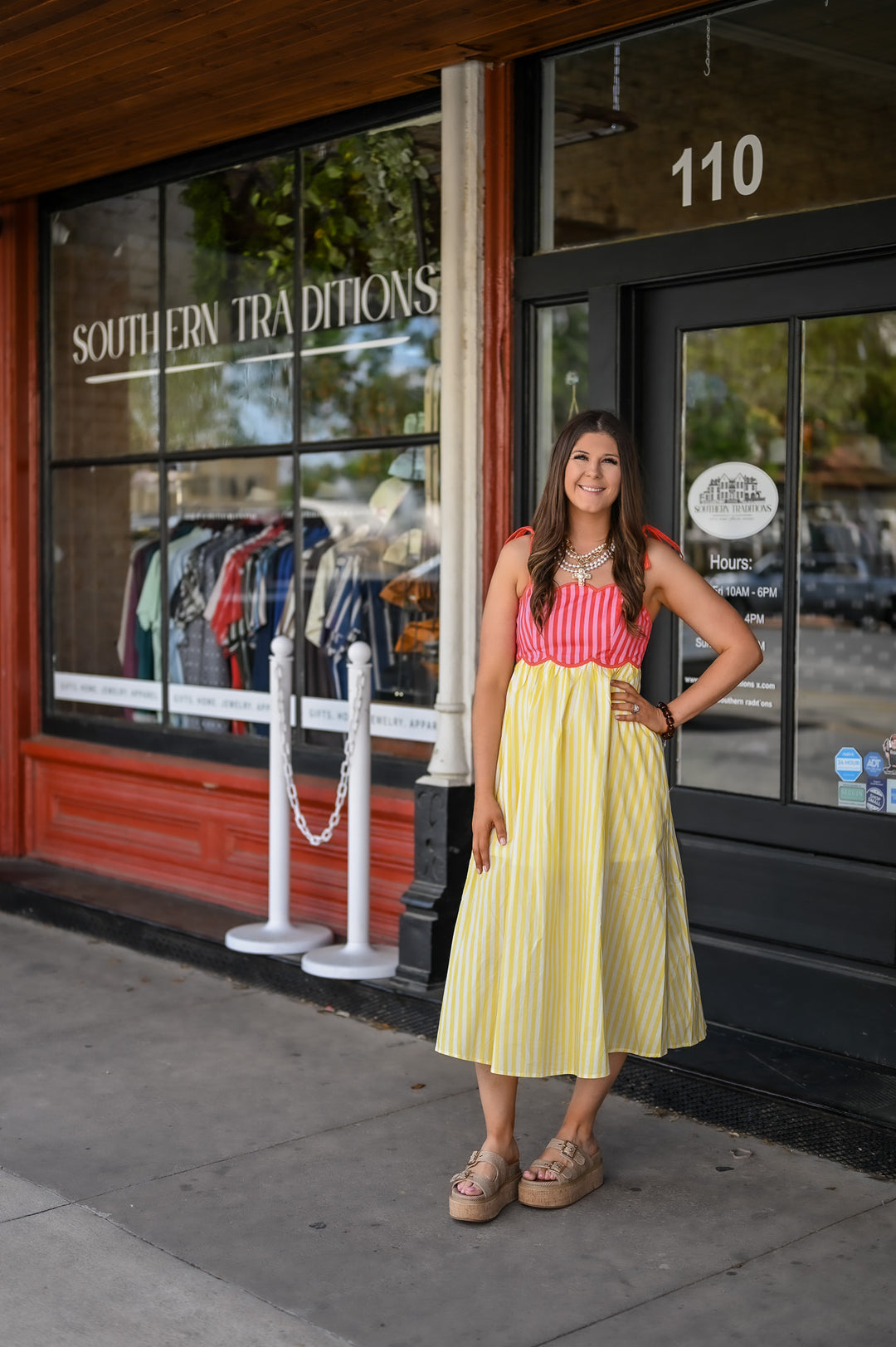 Lemonade Stand Midi Dress