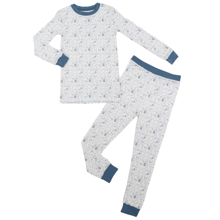 Boy's Wild West Lounge Set - Blue