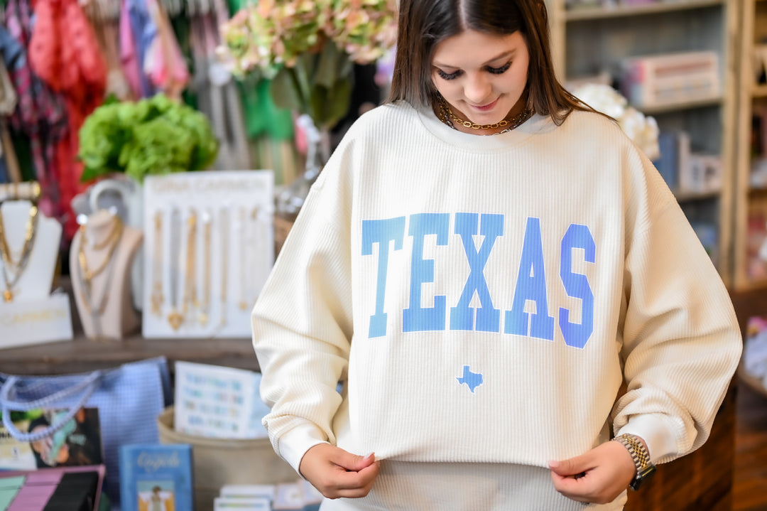 Texas Corded Sweatshirt