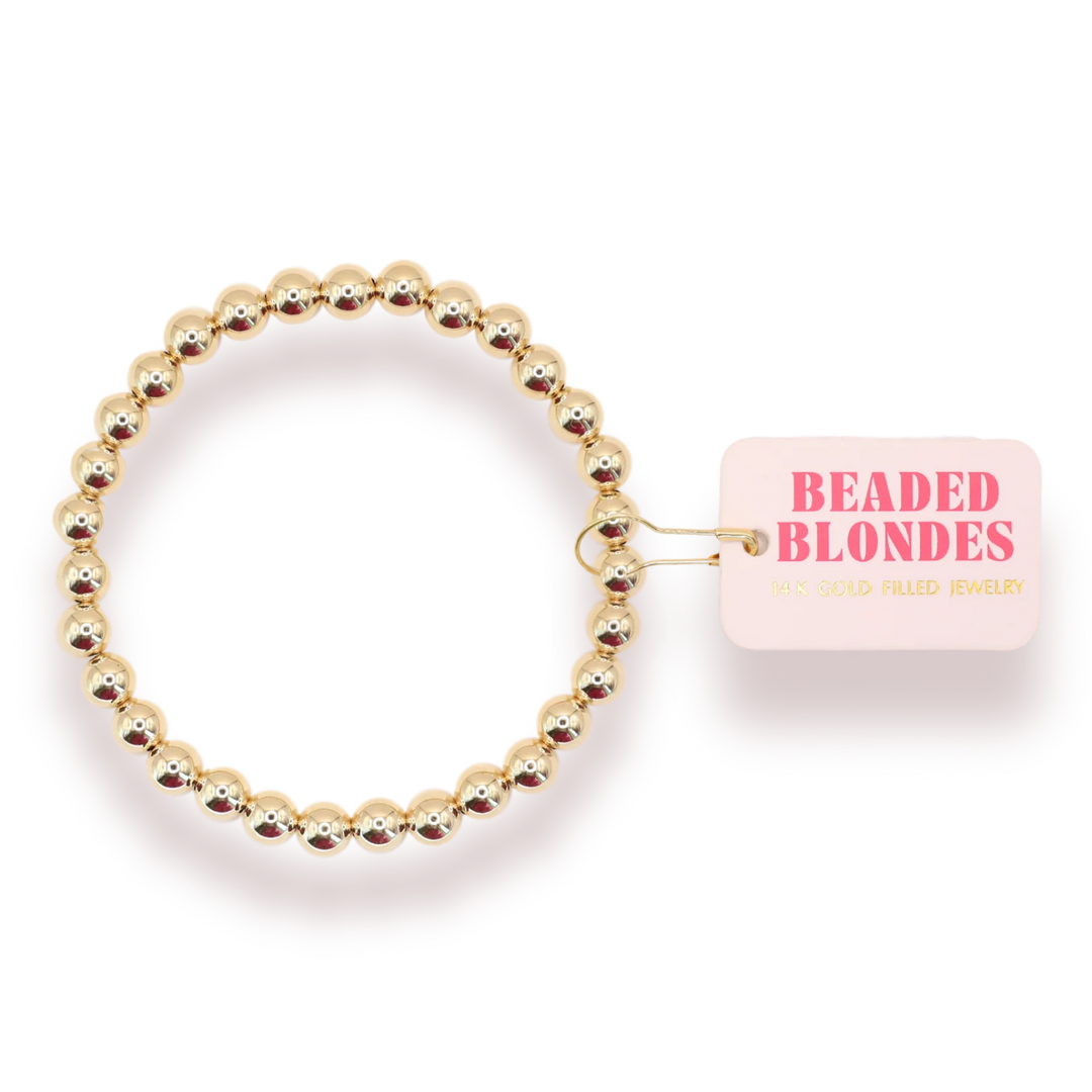 Beaded Blondes 6MM - Gold