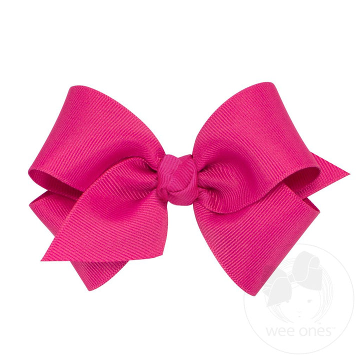 Small Classic Grosgrain Hair Bow (Knot Wrap)