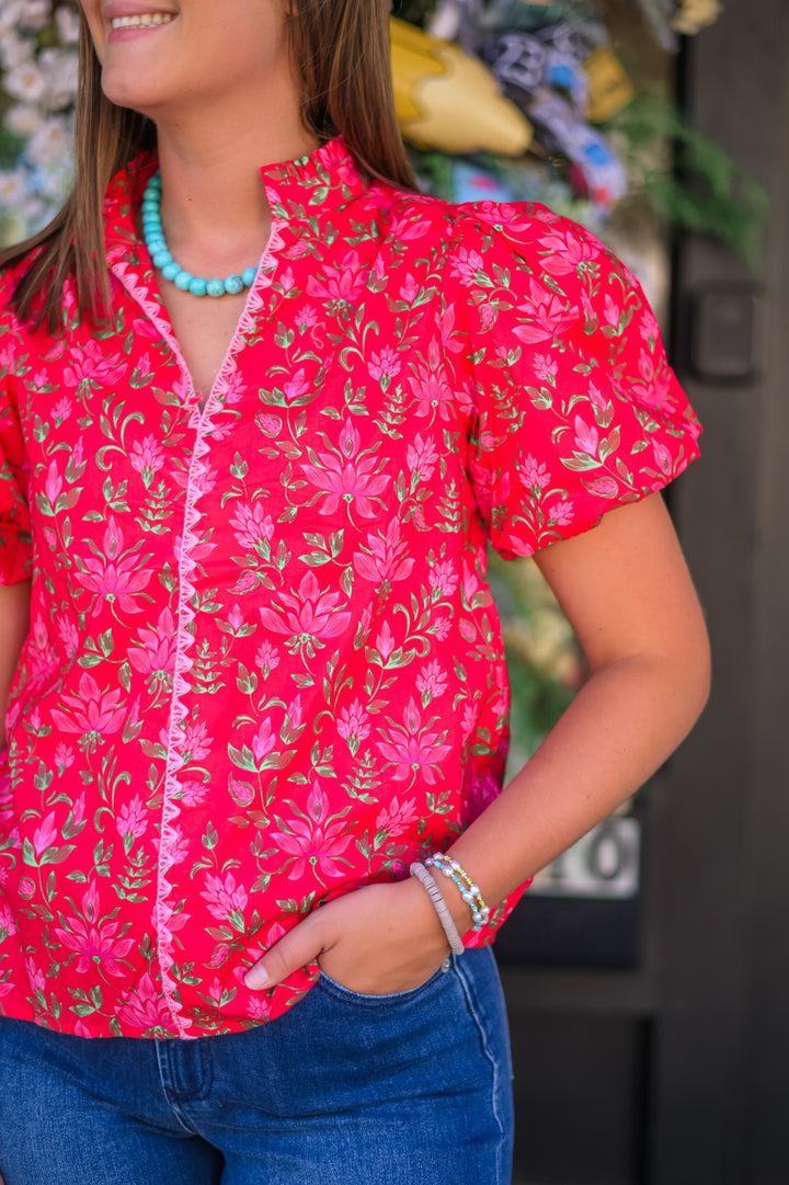 The Rosalie Ric-Rac Blouse
