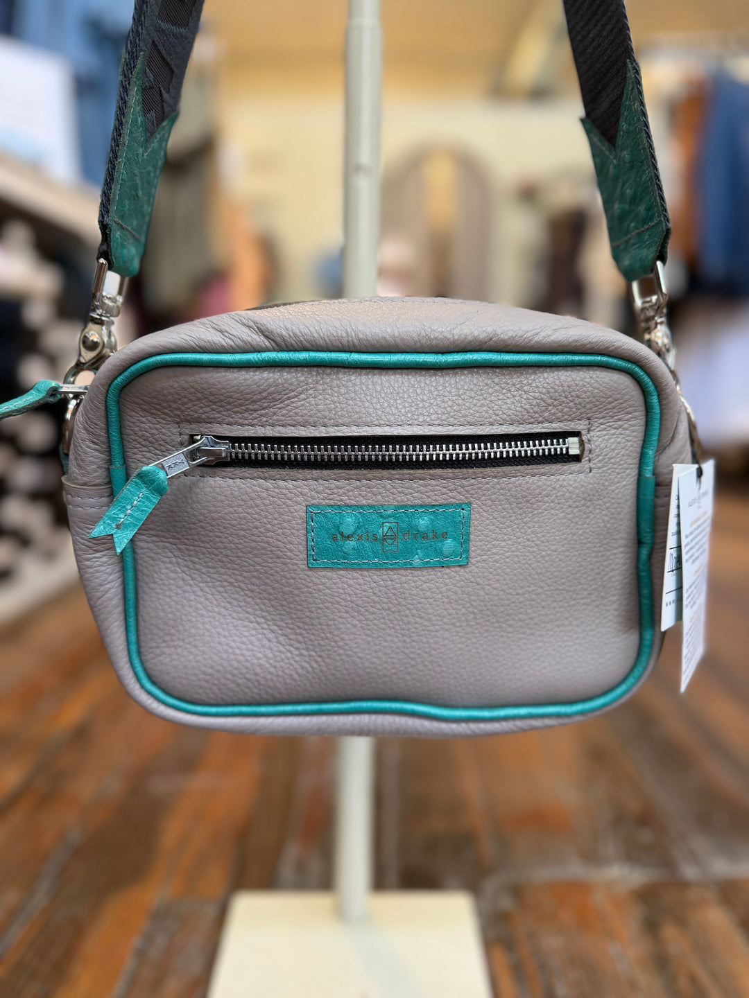 Maeve Crossbody | Stone Grey + Cactus