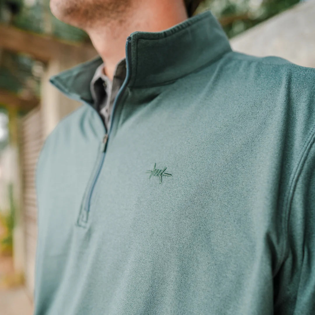 Performance Quarter Zip - Green