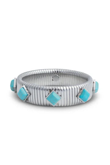 HJane Turquoise Tube Bracelet