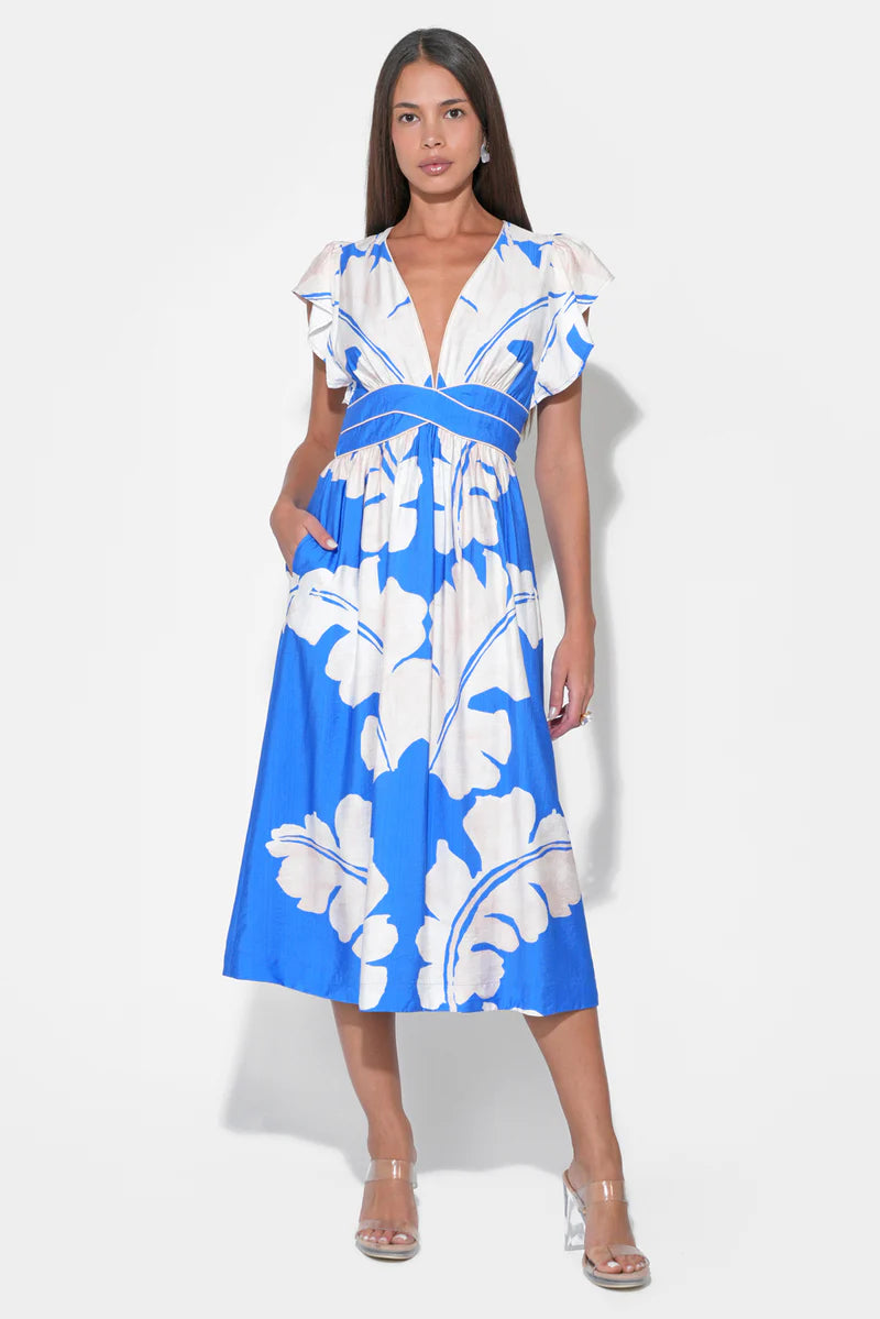 Avery Placement Midi Dress