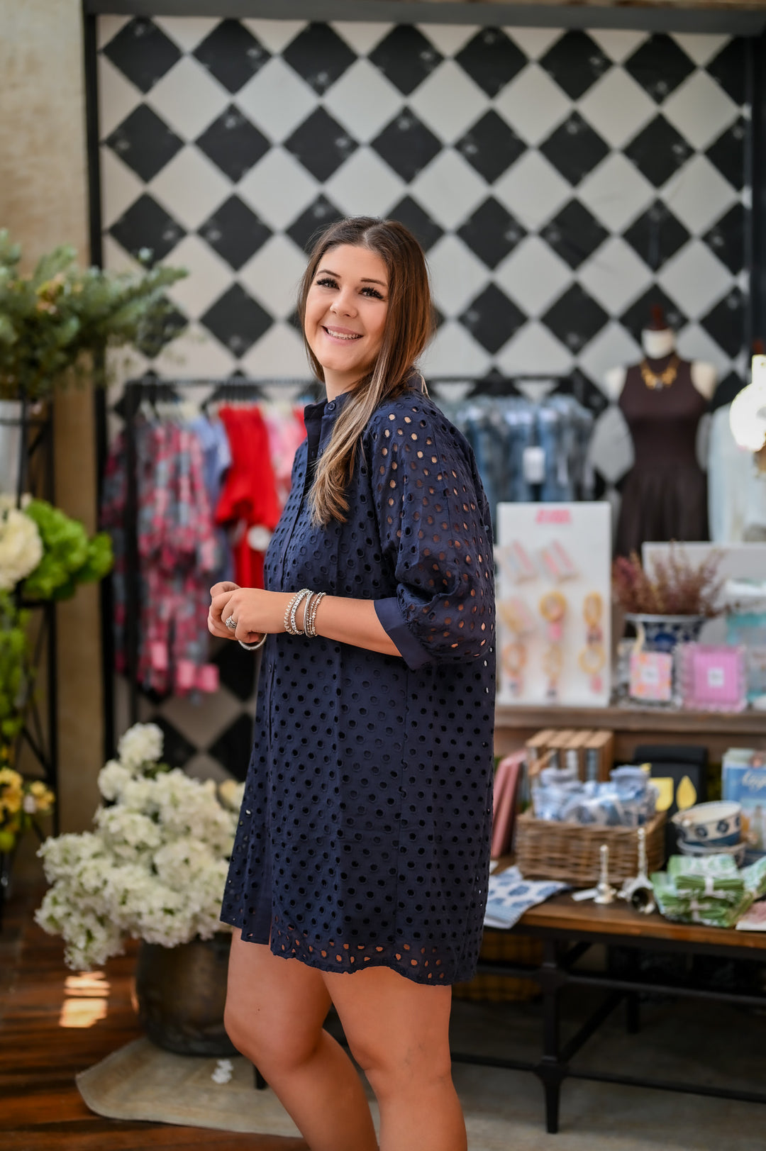 Timeless Navy Lace Dress