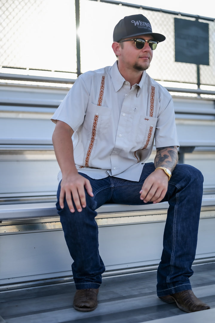Guayabera Libre - Burnt Orange