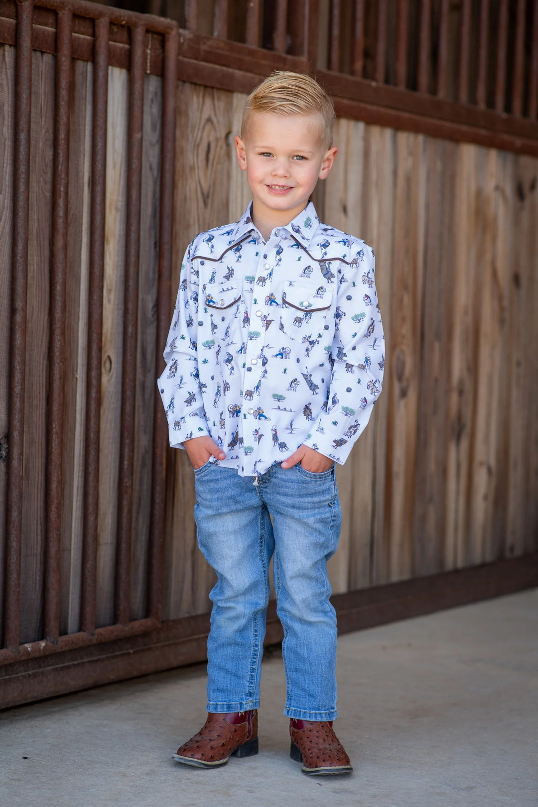 Rodeo Pearl Snap LS Shirt
