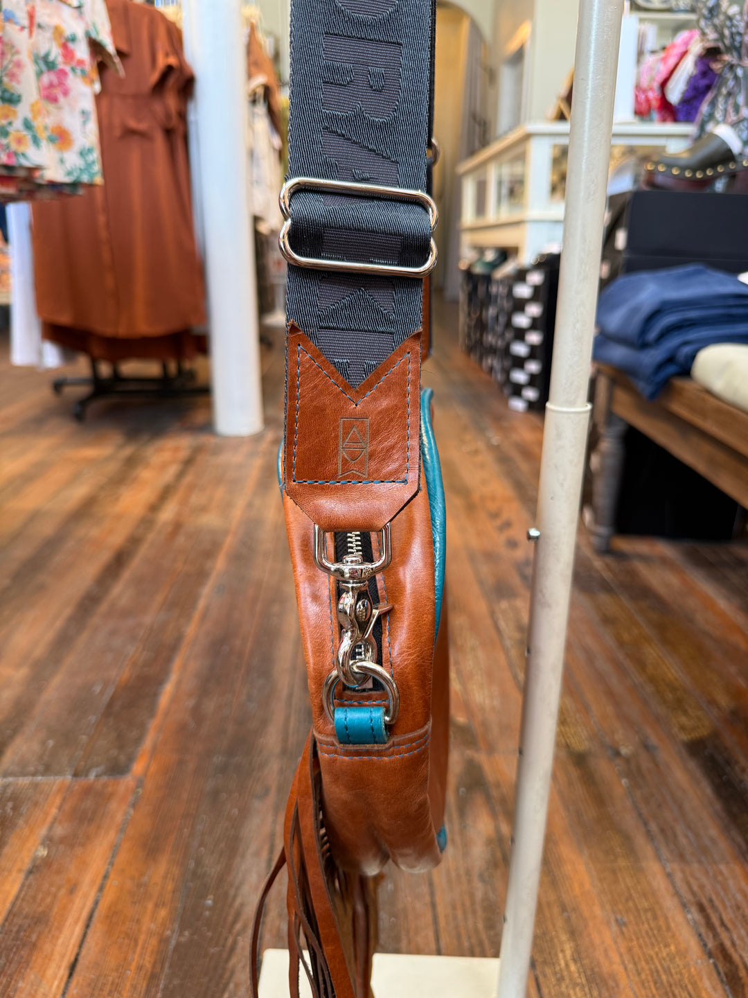 Flicka Crossbody - Amber + Turquoise