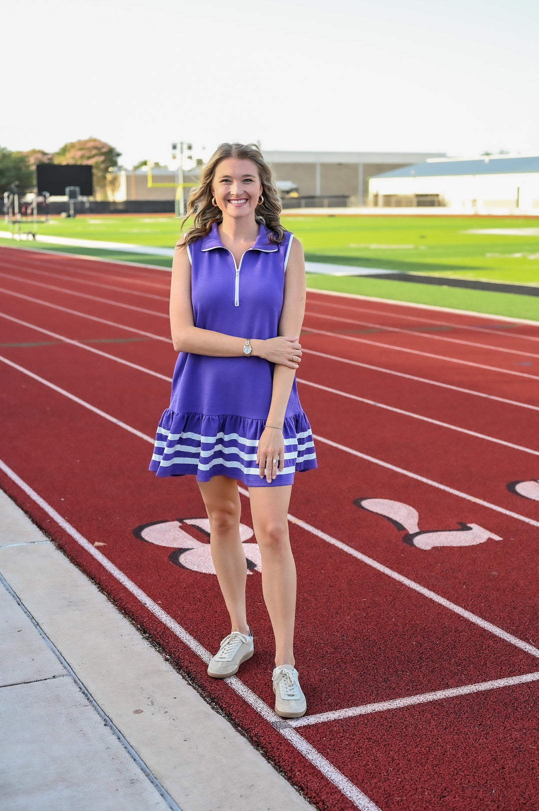 Game Day Dress - Purple