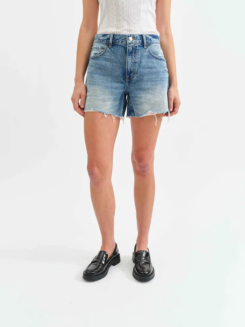 Crossroads Mid Rise Short in Instinct Vintage