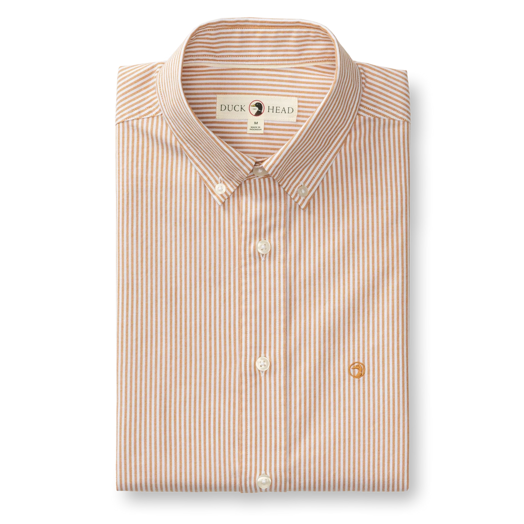 Cotton Oxford Sport Shirt - Harvest Spice