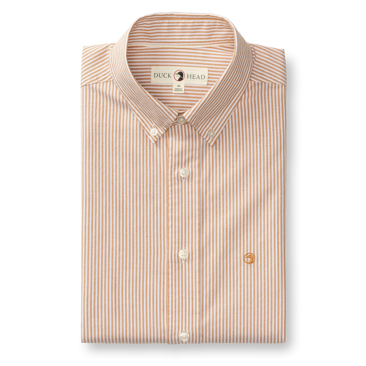 Cotton Oxford Sport Shirt - Harvest Spice