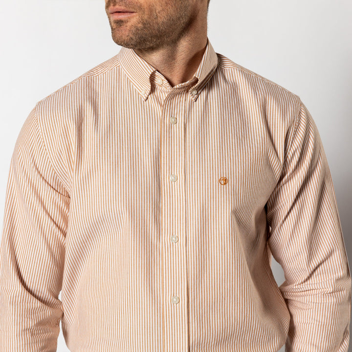 Cotton Oxford Sport Shirt - Harvest Spice