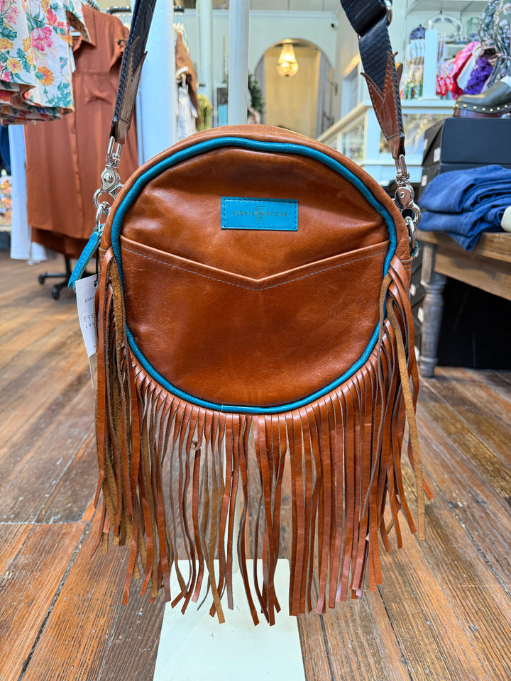 Flicka Crossbody - Amber + Turquoise