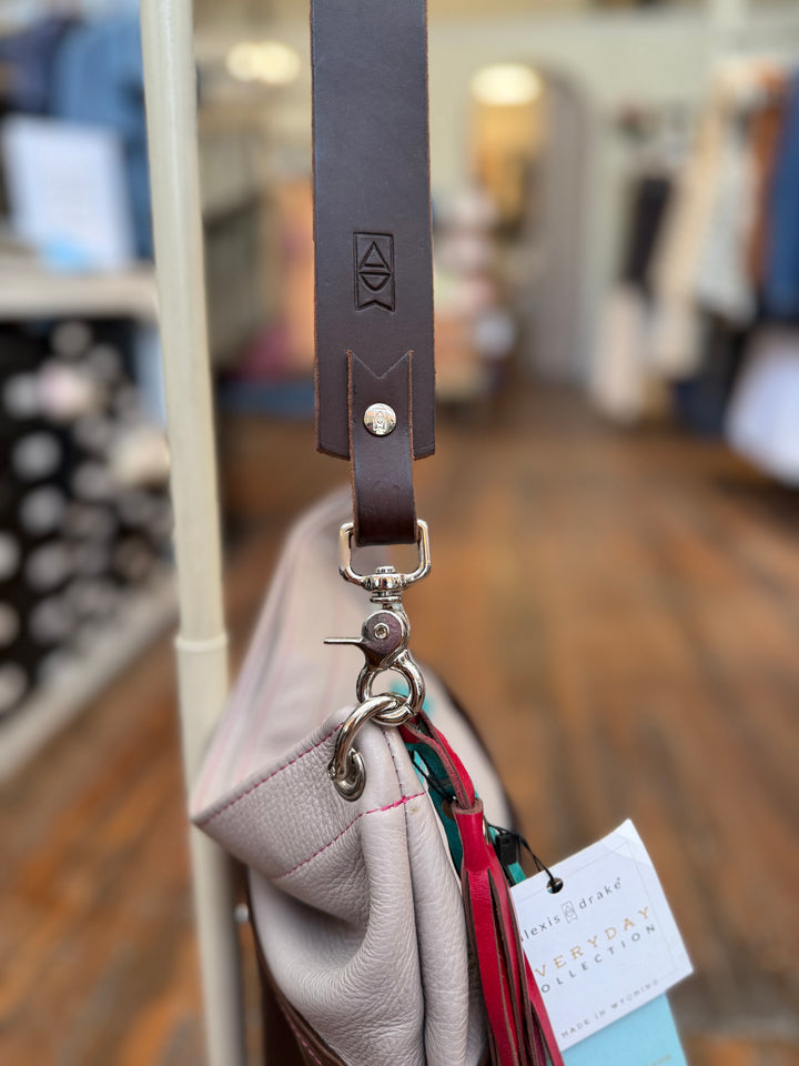 Train Shoulder Tote - Stone Gray + Rocky