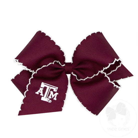 King Grosgrain Hair Bow - TAMU
