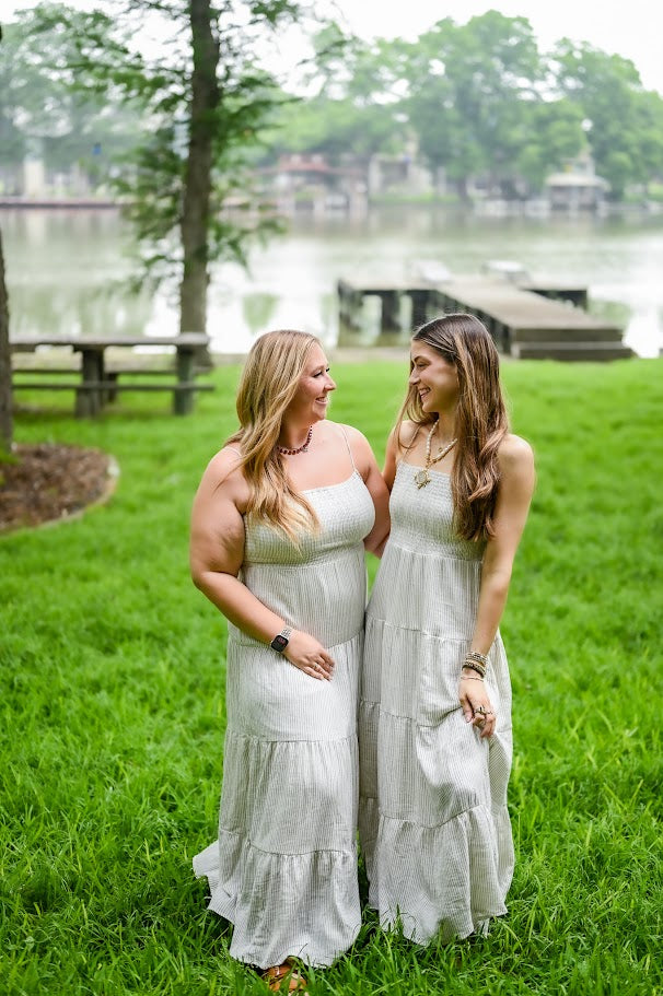 Balos Striped Maxi Dress